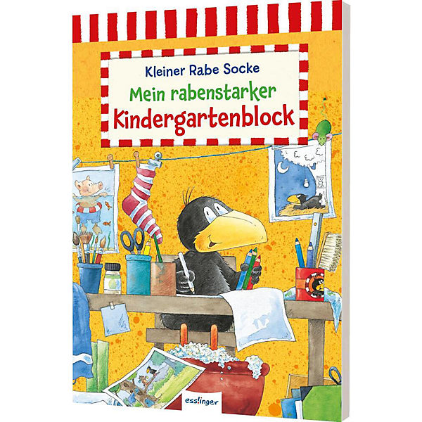 Der kleine Rabe Socke: Mein rabenstarker Kindergartenblock