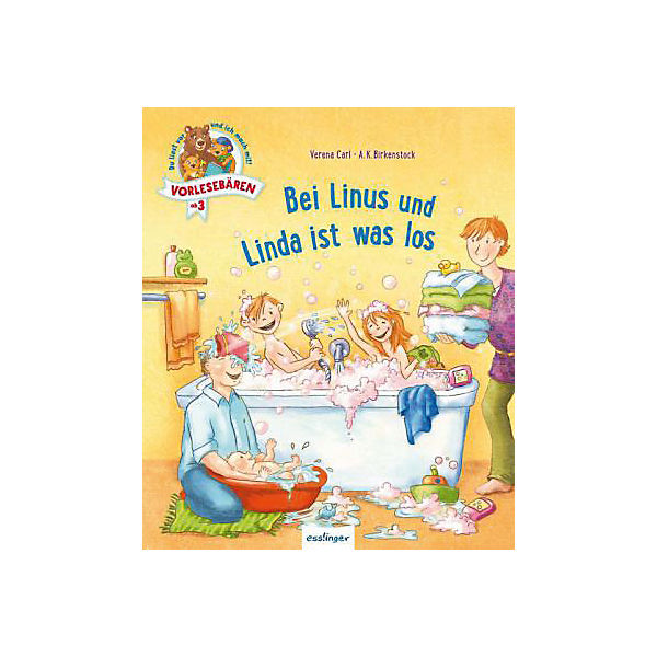 Vorlesebären: Bei Linus und Linda ist was los