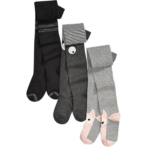 Strumpfhosen 3er-Pack für Mädchen