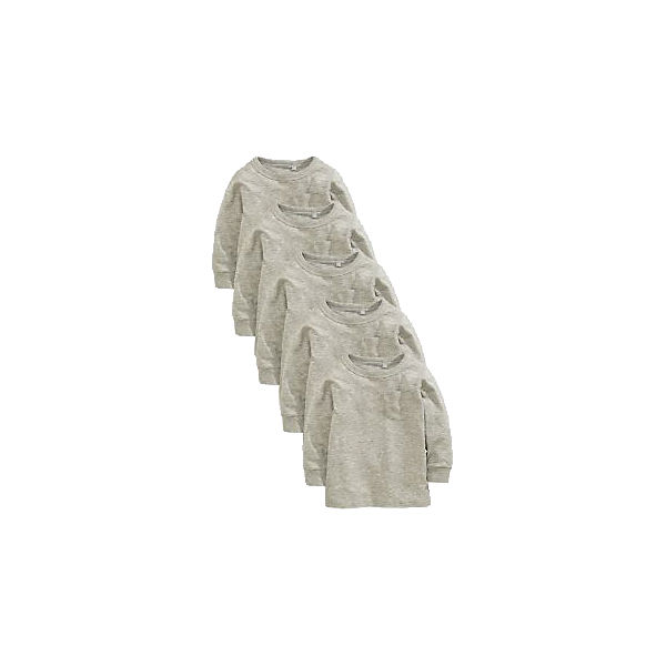 Langarmshirt 5er-Pack für Jungen