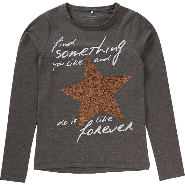Langarmshirt NITLAMIA für Mädchen Organic Cotton