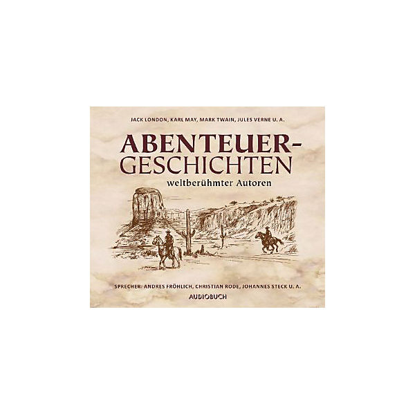 Abenteuergeschichten weltberühmter Autoren, 10 Audio-CDs