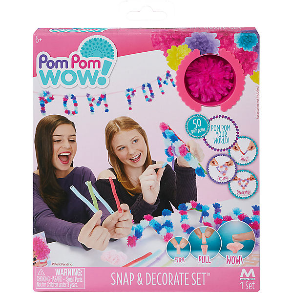 Pom Pom Wow - Snap and Decorate Set