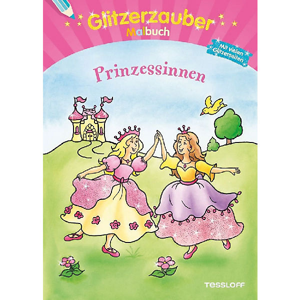 Glitzerzauber Malbuch: Prinzessinnen