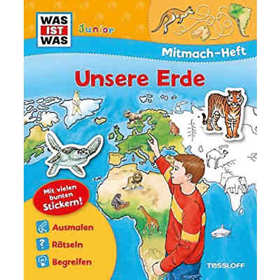 WAS IST WAS Junior: Unsere Erde, Mitmach-Heft