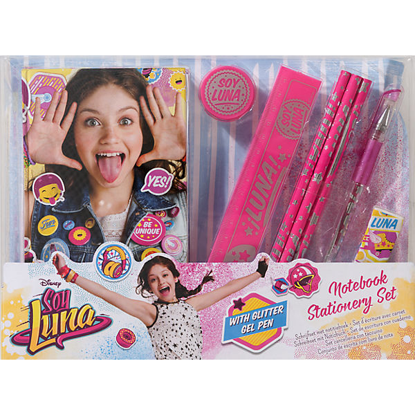 Schreibset mit Notizbuch Soy Luna, 8-tlg.