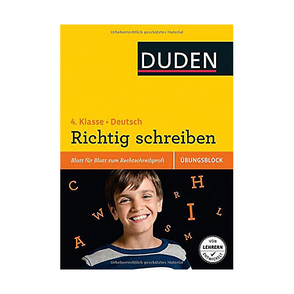 Duden Deutsch - Richtig schreiben, 4. Klasse, Übungsblock