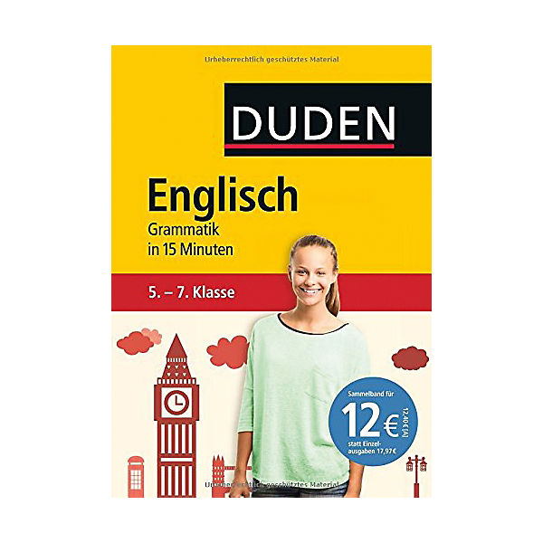 Duden Englisch Grammatik in 15 Minuten, 5.-7. Klasse