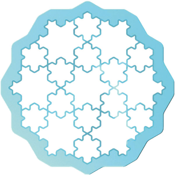 Ausstecher Cookie Puzzle Snow