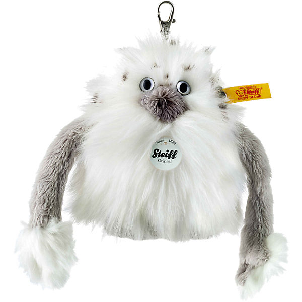 Anhaenger Nrommi Yeti, 10 cm weiss/grau
