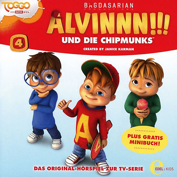 CD Alvinnn!!! und die Chipmunks 4 - Original Hörspiel