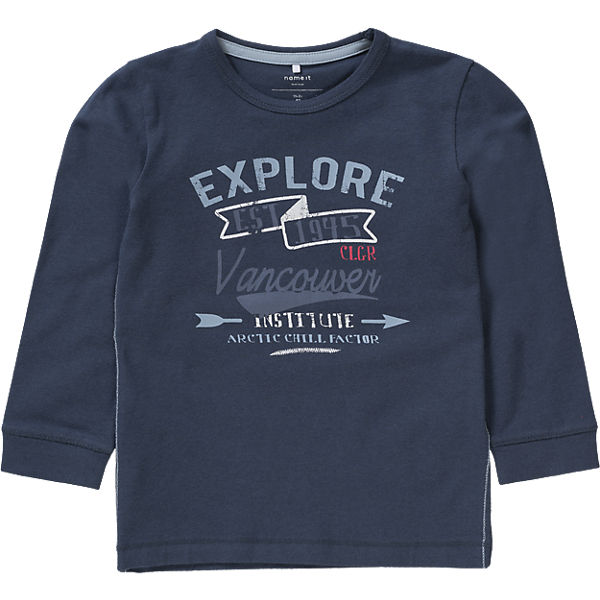 Langarmshirt NITHANS für Jungen, Organic Cotton