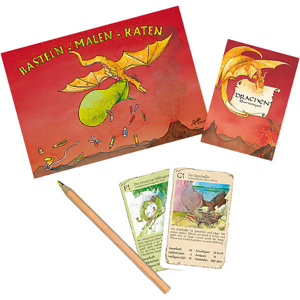 Mal- und Spielset für Drachenfans