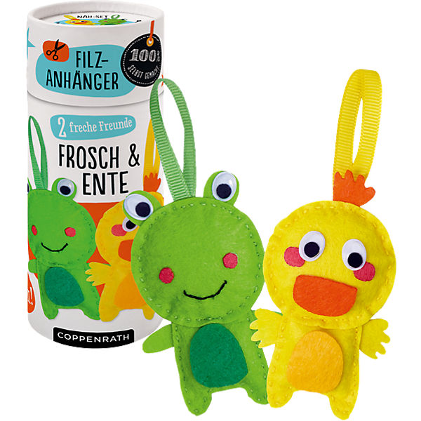 100% selbst gemacht: 2 freche Freunde, Filz-Anhänger