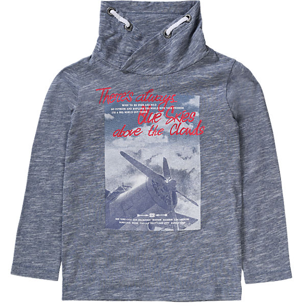 Sweatshirt mit Schalkragen für Jungen
