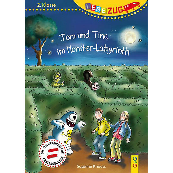 Lesezug 2. Klasse: Tom und Tina im Monster-Labyrinth