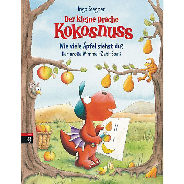 Der kleine Drache Kokosnuss: Wie viele Äpfel siehst du? Der große Wimmel-Zähl-Spaß