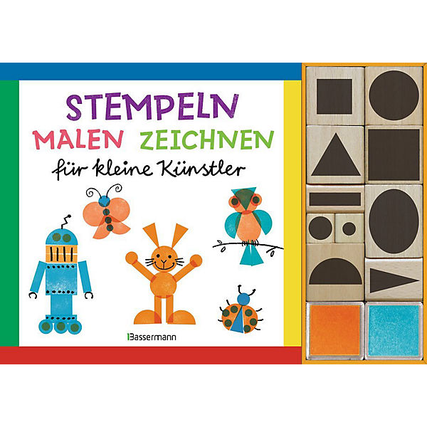 Stempeln, malen, zeichnen - Set