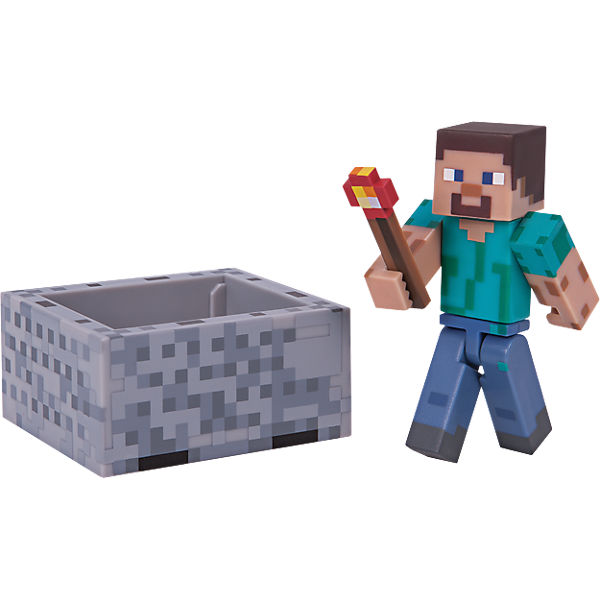 Minecraft - Steve mit Minecart mit Accessoire