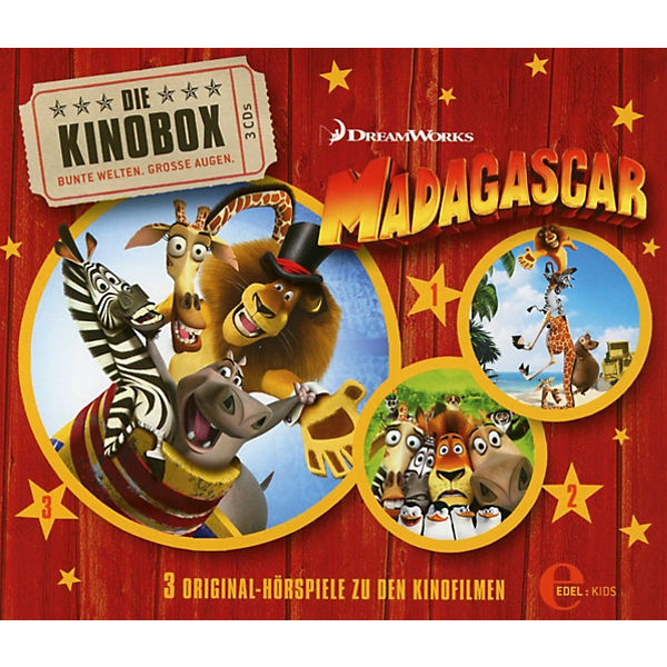 CD Madagascar-Fan-Edition (Hörspiele z.Kinofilm 1-3)