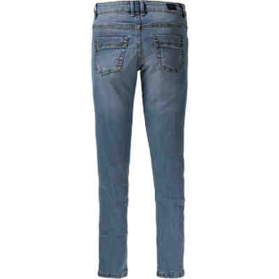 Jeans Slim Fit ZIP FLY für Mädchen, Passform Regular 2