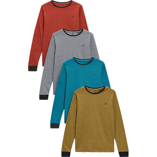 Langarmshirt 4er-Pack für Jungen