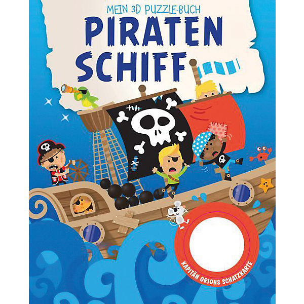 Mein 3D Puzzelbuch: Piratenschiff