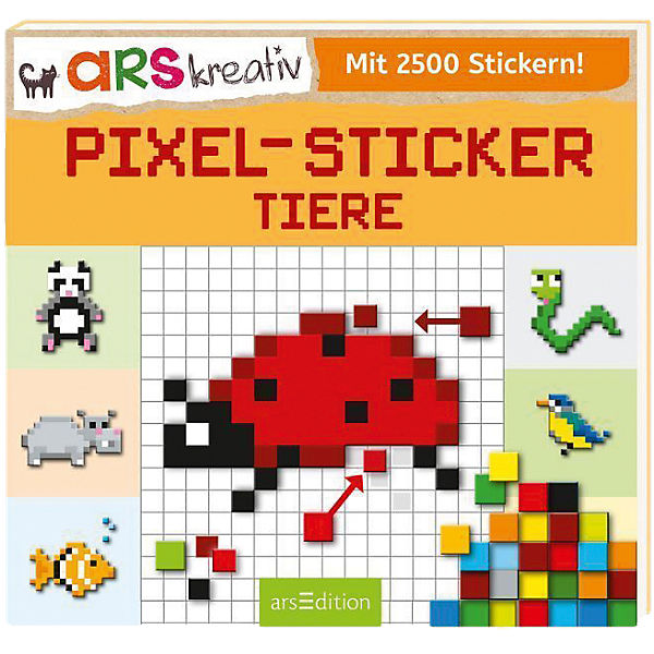 arsKreativ: Pixel-Sticker Tiere