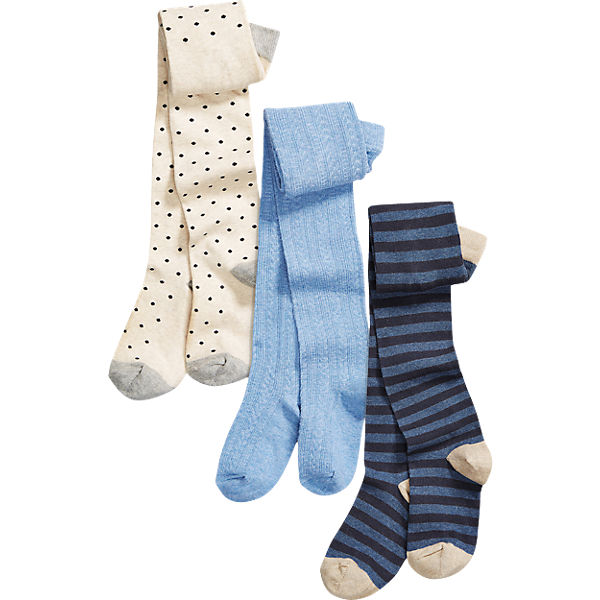 Strickstrumpfhose 3er-Pack für Mädchen