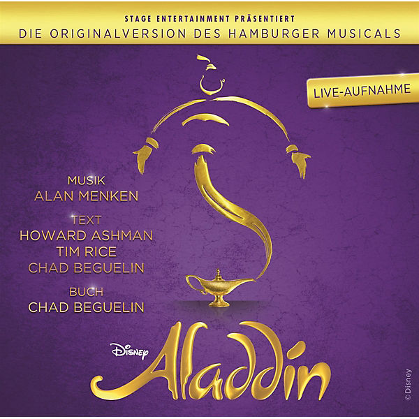 CD Aladdin- Originalversion des Musicals