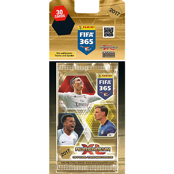Panini FIFA 365 - Sammelkarten BLISTER mit 5 Booster Adrenalyn XL Saison 2016/2017