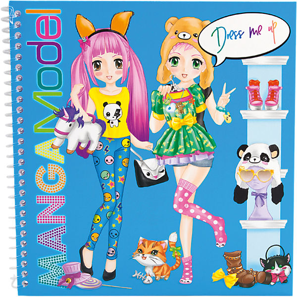 Stickerbuch MANGAModel Dress me up