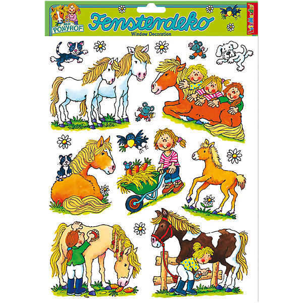 Fensterbild Mein Ponyhof
