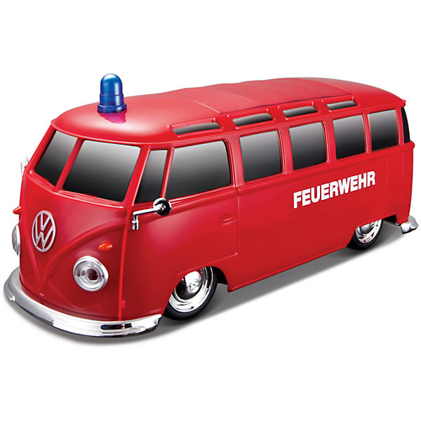 Maisto RC Fahrzeug VW Bus Feuerwehr mit Licht + Sound