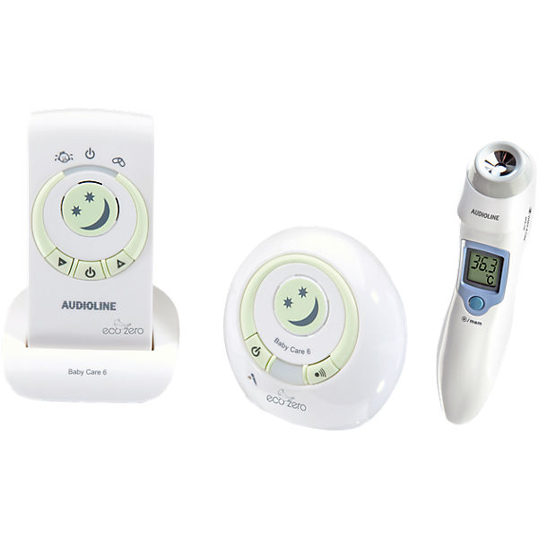 Babyphone Baby Care 6 Eco Zero inkl. Kontakt-Infrarot-Fieberthermometer Watch & Care NFS-100