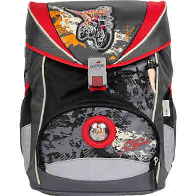 DerDieDas Schulrucksackset ErgoFlex Dino on the Road, 5-tlg. (Kollektion 2017/2018)