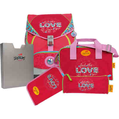 DerDieDas Schulrucksackset ErgoFlex XL Love, 5-tlg. (Kollektion 2017/2018) 2