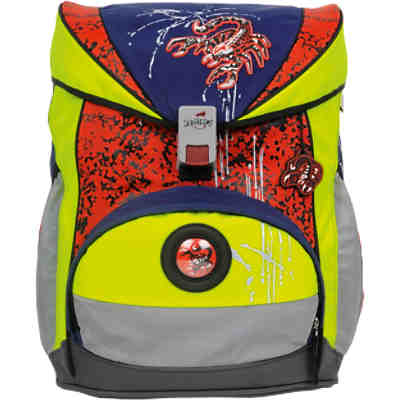 Schulrucksackset ErgoFlex Exklusiv Safety Ltd. Edition DIN Scorpion, 5-tlg. - Kollektion 2017
