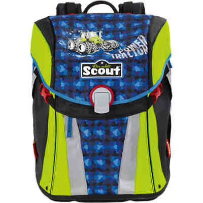Scout Schulranzenset SUNNY Power Tractor, 4-tlg. (Kollektion 2017/2018)