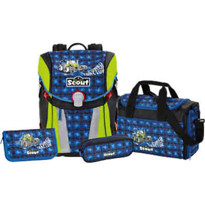 Scout Schulranzenset SUNNY Power Tractor, 4-tlg. (Kollektion 2017/2018) 2