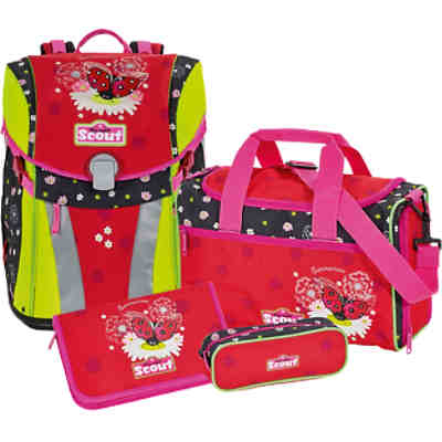 Scout Schulranzenset SUNNY Summertime, 4-tlg. (Kollektion 2017/2018) 2