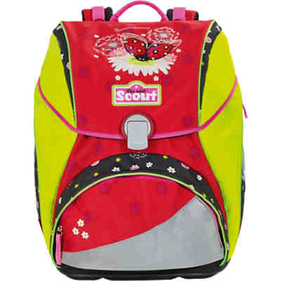 Scout Schulranzenset ALPHA Summertime, 4-tlg. (Kollektion 2017/2018)