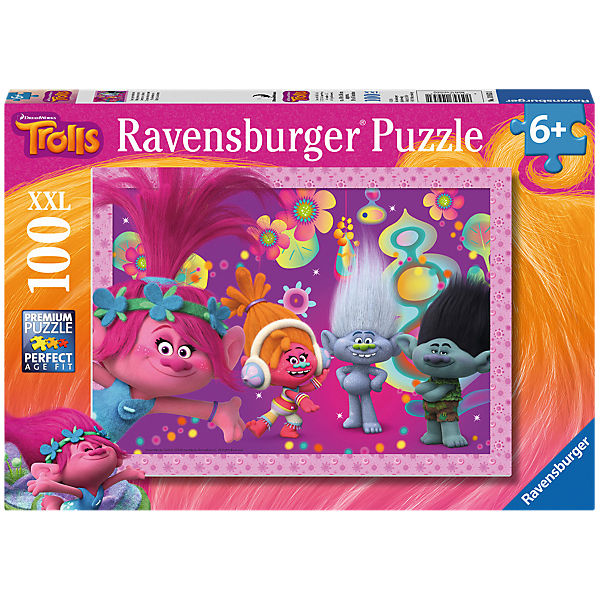 Puzzle 100 Teile Trolls Haarige Abenteuer