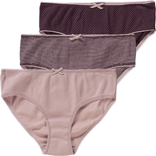 Slips 3-er Pack für Mädchen, Organic Cotton