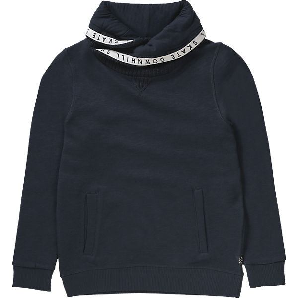 Sweatshirt mit Schalkragen und Eingriffstaschen für Jungen