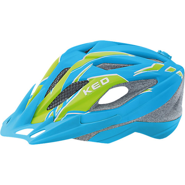 Fahrradhelm Street Junior PRO, blau grün matt