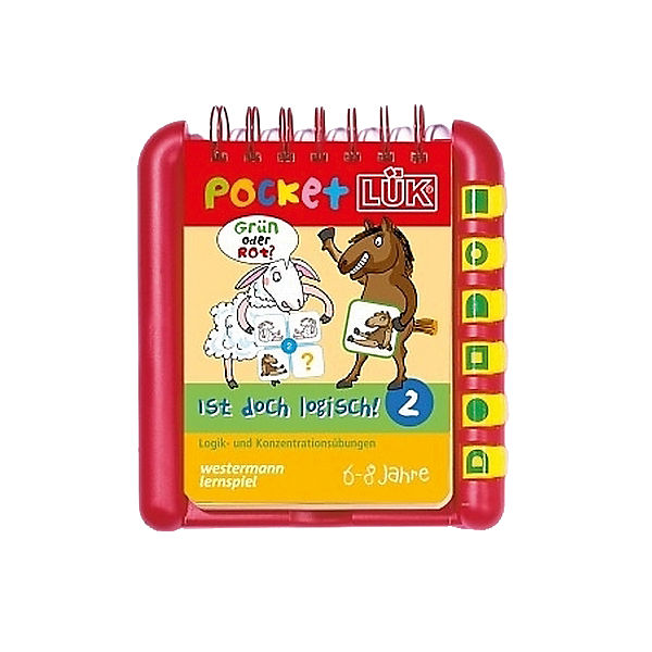 pocket LÜK: Ist doch logisch, Kontrollgerät mit Spiralbuchblock