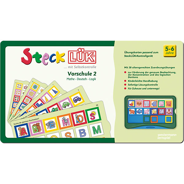 steck LÜK: Vorschule mix 2 Mathe - Deutsch - Logik (grün)