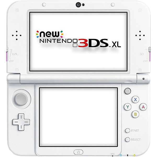 New Nintendo 3DS XL Konsole, pink weiß