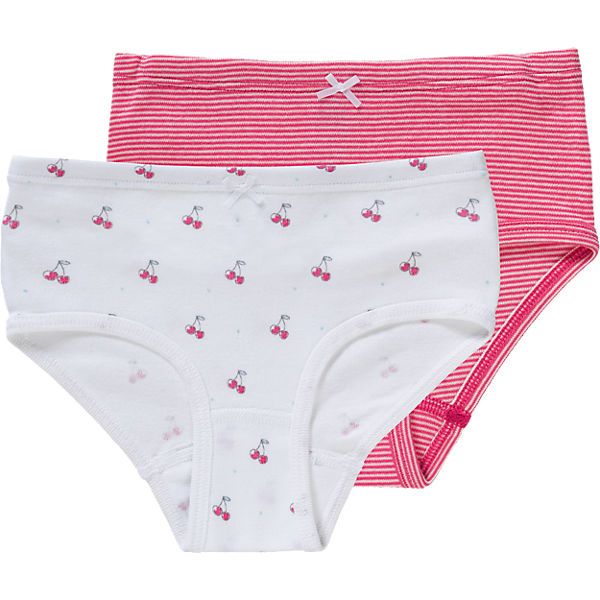 Hüftslips Doppelpack für Mädchen, Organic Cotton